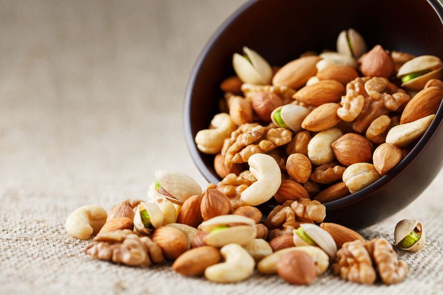 Various nuts to improve the effectiveness of men