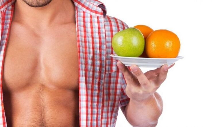 Vitamins in fruits are effective for men